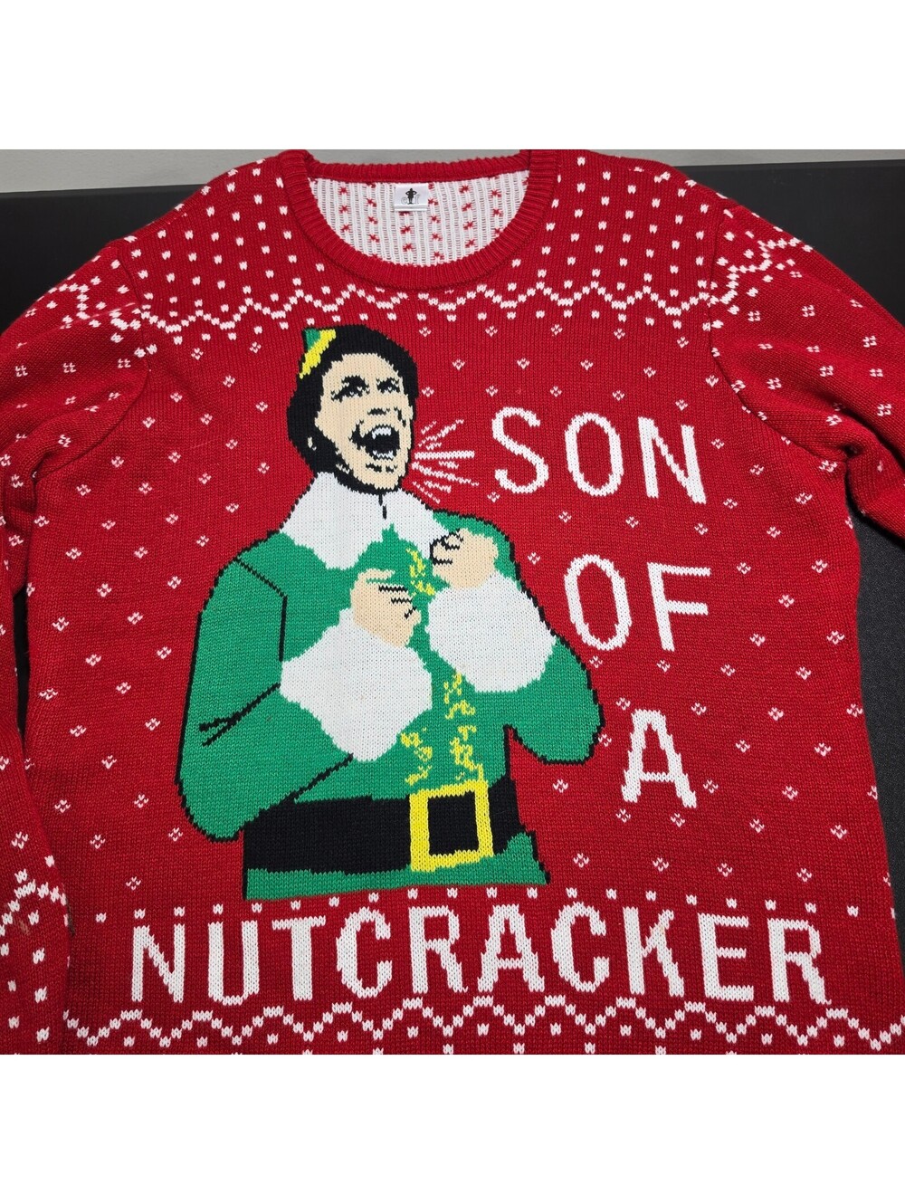 Elf Movie Son of a Nutcracker Christmas Sweater